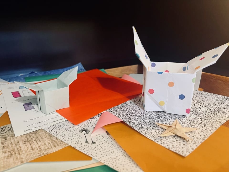Master Bedroom- Origami Supplies 