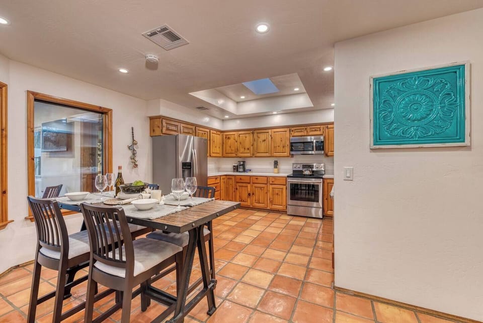 Large open kitchen
