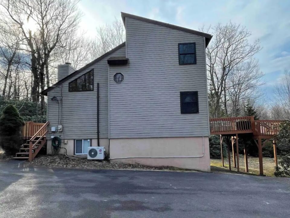 Side of House from parking lot