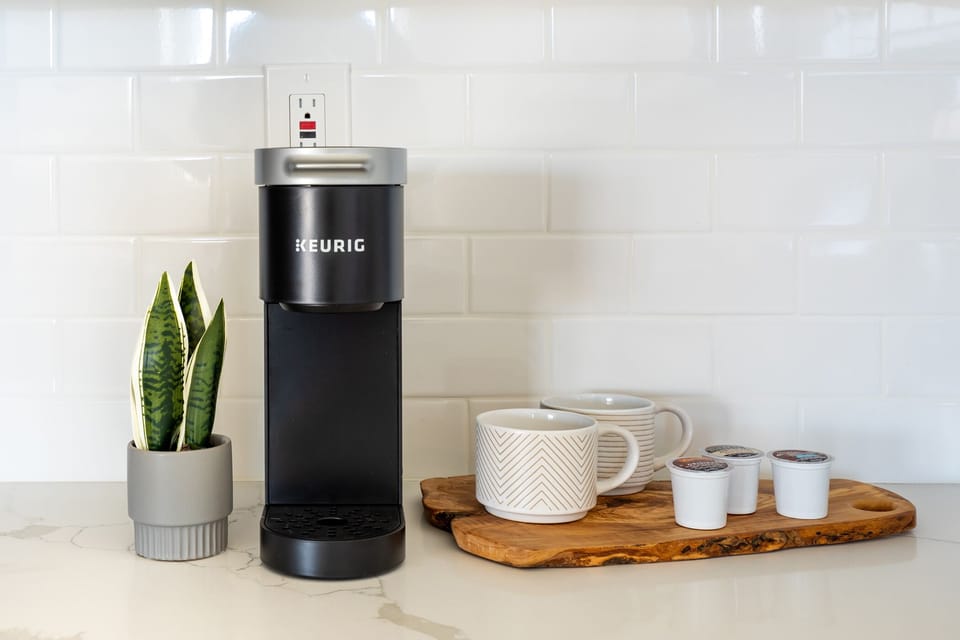 Complimentary K kup coffee