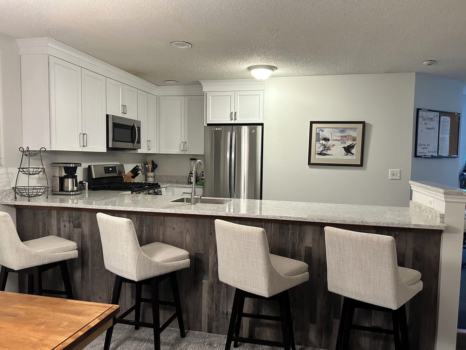 Fully stocked kitchen