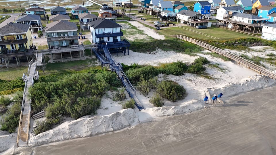 Bird's eye view of Blue Pearl!