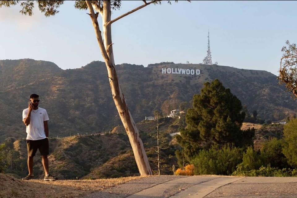 Epic View of Hollywood Sign