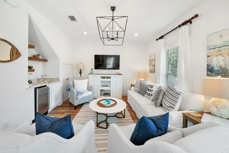 Beautifully furnished living room comfortable for a family of 10