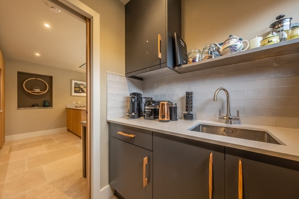 Ground floor: Looking back at the kitchen from the utility