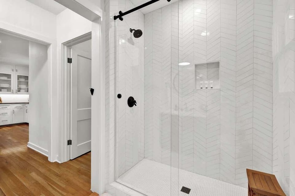 Bathroom 2 - Spacious walk in shower