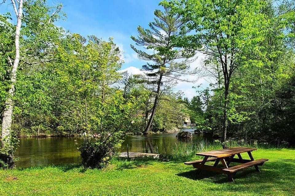 right beside your cottage
