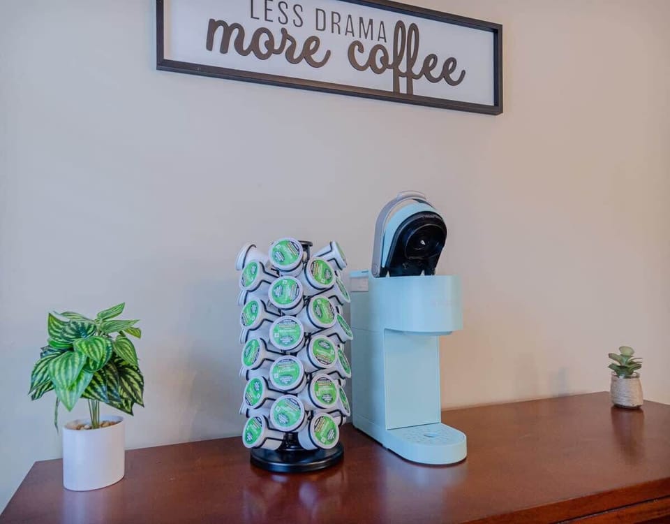 Less drama, more coffee.