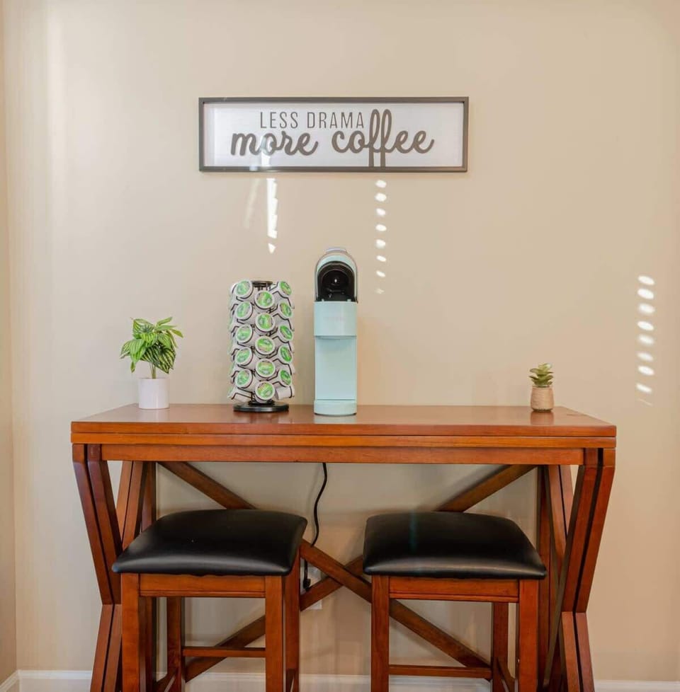 "Coffee paradise."

