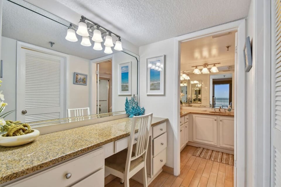 vanity area