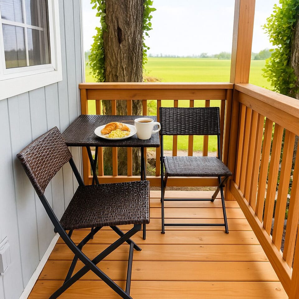 Great Porch for Breakfast and Views
