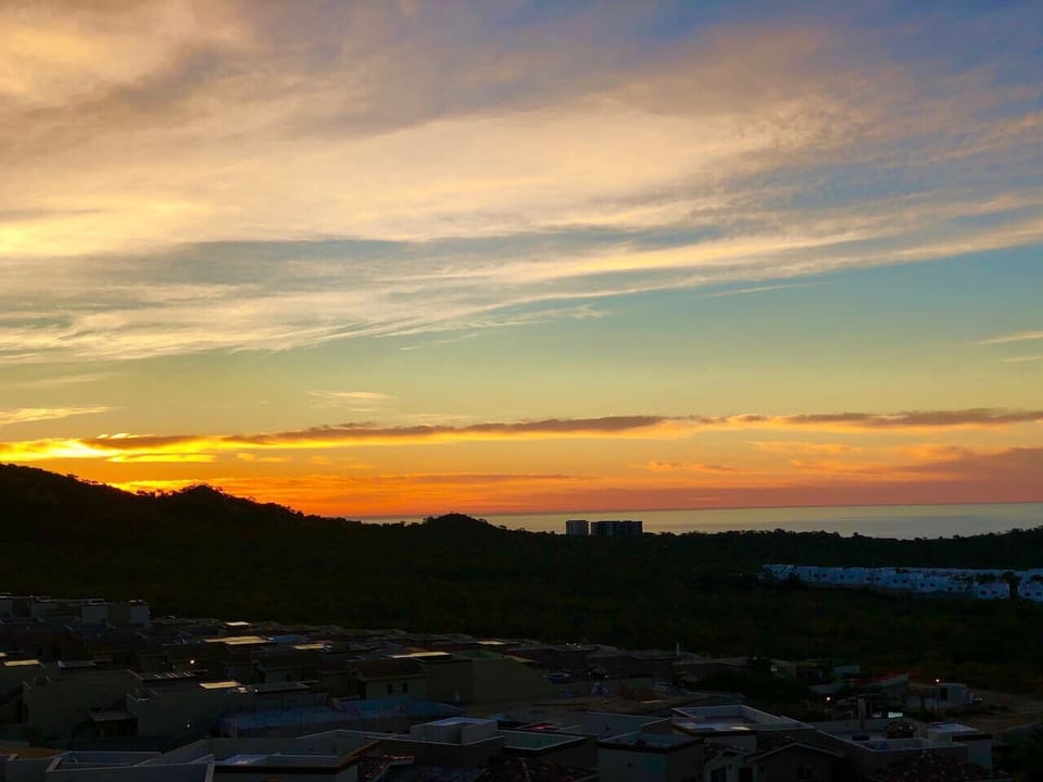 Breathtaking sunset view from the property, ideal for a peaceful evening.