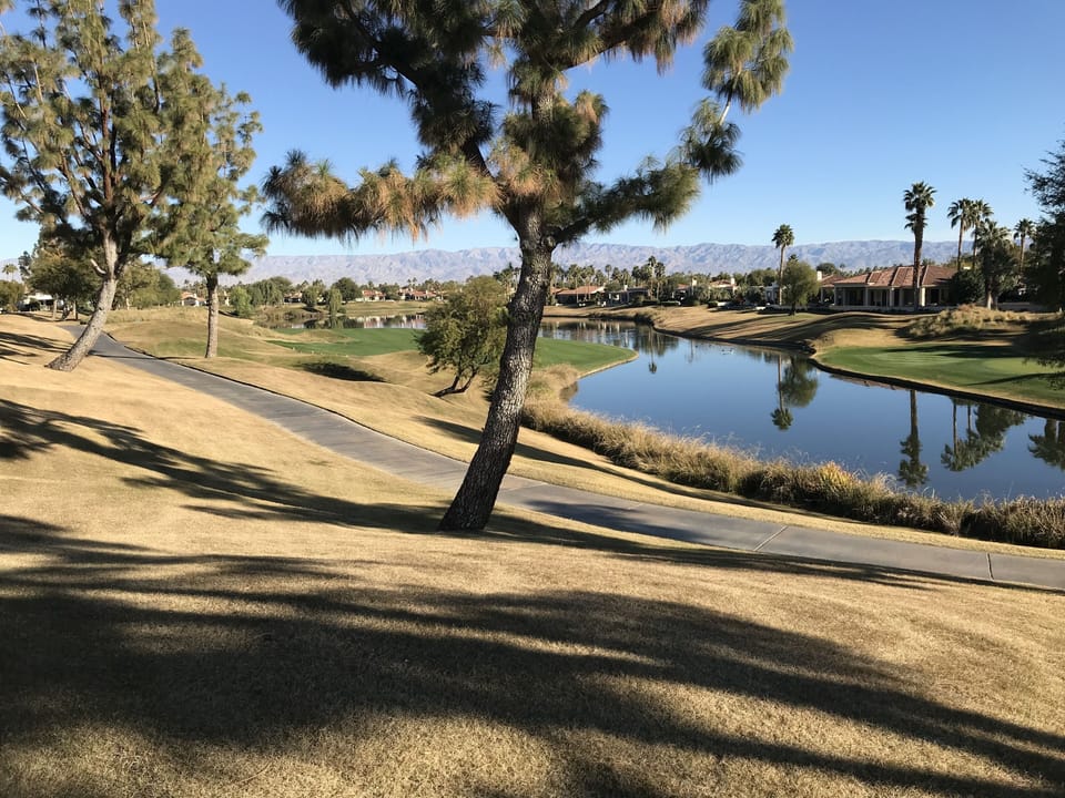 Golf course view from your patio.