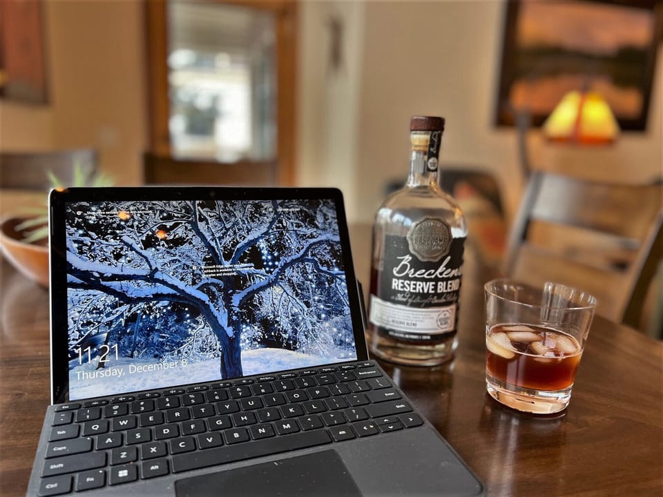 The dining table is a great place to work remotely (although we hope you do not have to)!