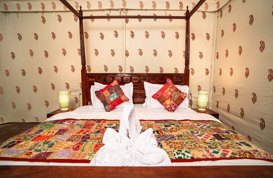 Signature Tent, Bathtub, Desert View | Egyptian cotton sheets, premium bedding, individually furnished