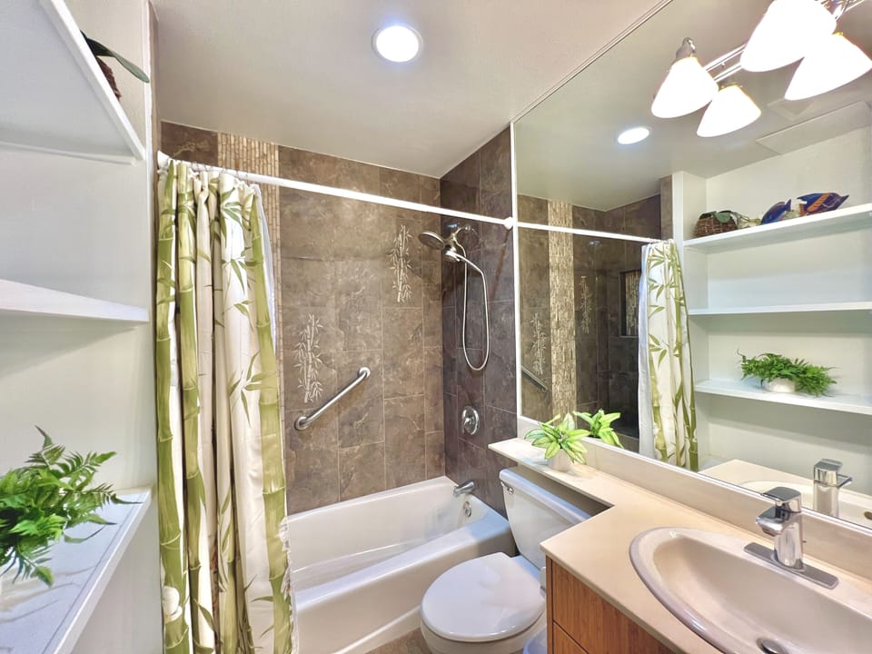 Tub/shower combo