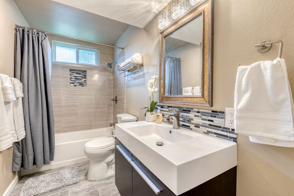 2nd Bathroom on ground floor. Start and end the day with some relaxing warm bath