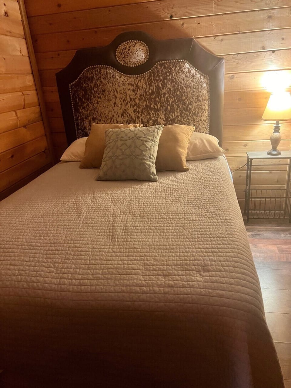 Bedroom 1 has a closet and storage space, linens provided on all three beds.
