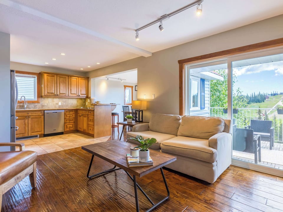 Living Room & Kitchen Area