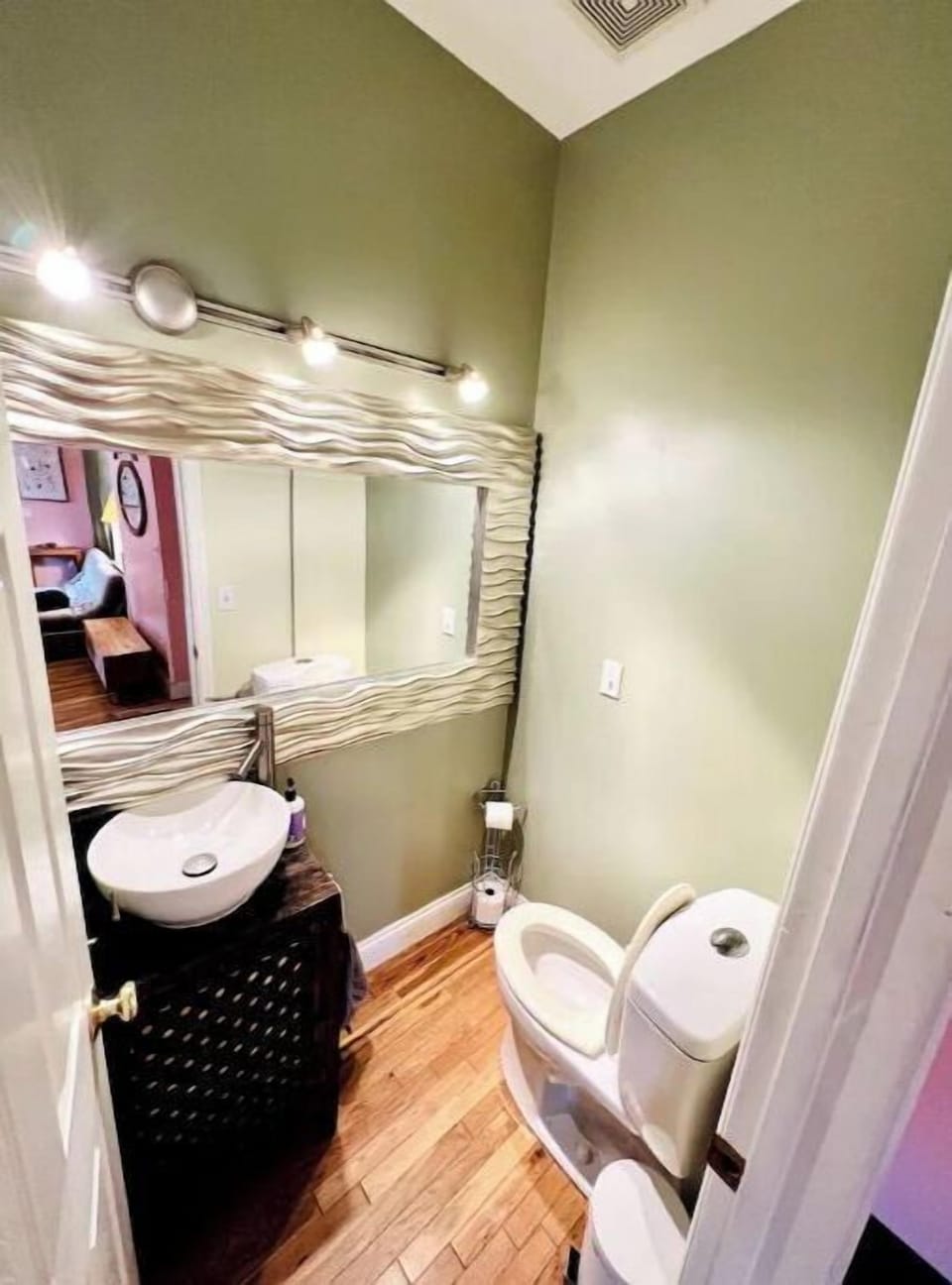 Main floor half bath
