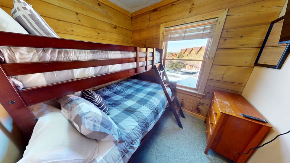 Indoors, Hardwood, Stained Wood, Crib, Furniture