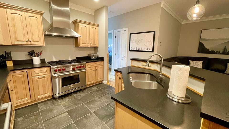 Indoors, Kitchen, Floor, Sink Faucet, Sink