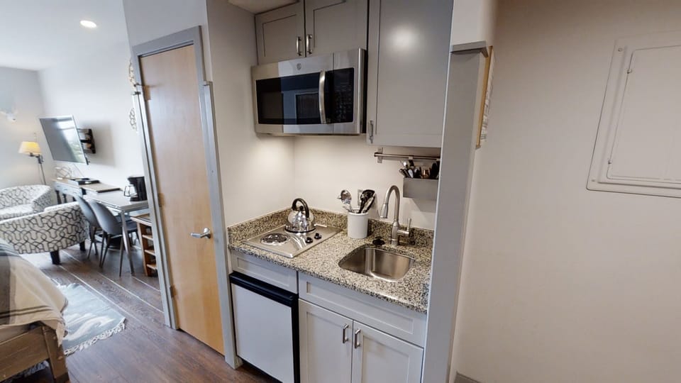Indoors, Microwave, Oven, Kitchen, Sink Faucet