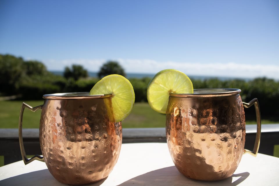 Unwind on the balcony with a cocktail in hand