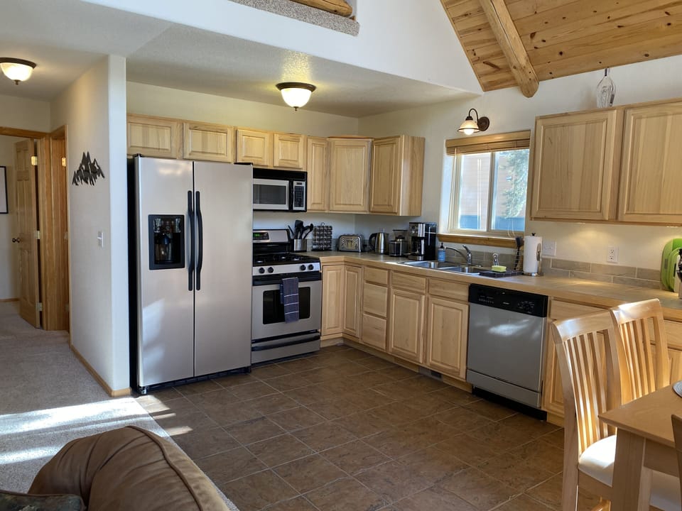 The well appointed Kitchen features ample counter space