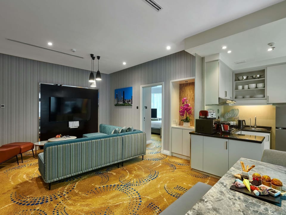 Family Apartment, 2 Bedrooms | Hypo-allergenic bedding, minibar, in-room safe, desk