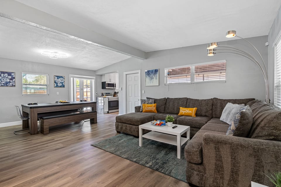 The couch is not only comfortable but also stylish and modern.
