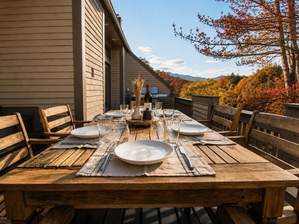 Fall view from the property.