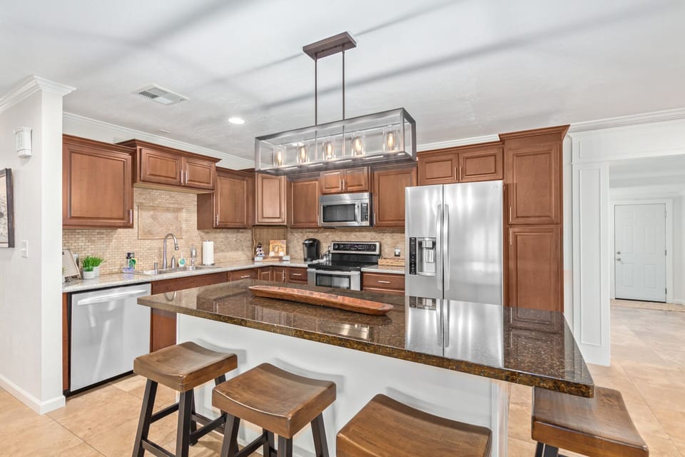 Fully equipped kitchen