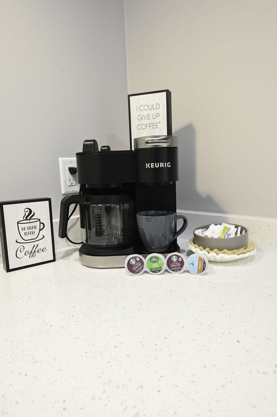 Who loves coffee? Regular pot and Keurig