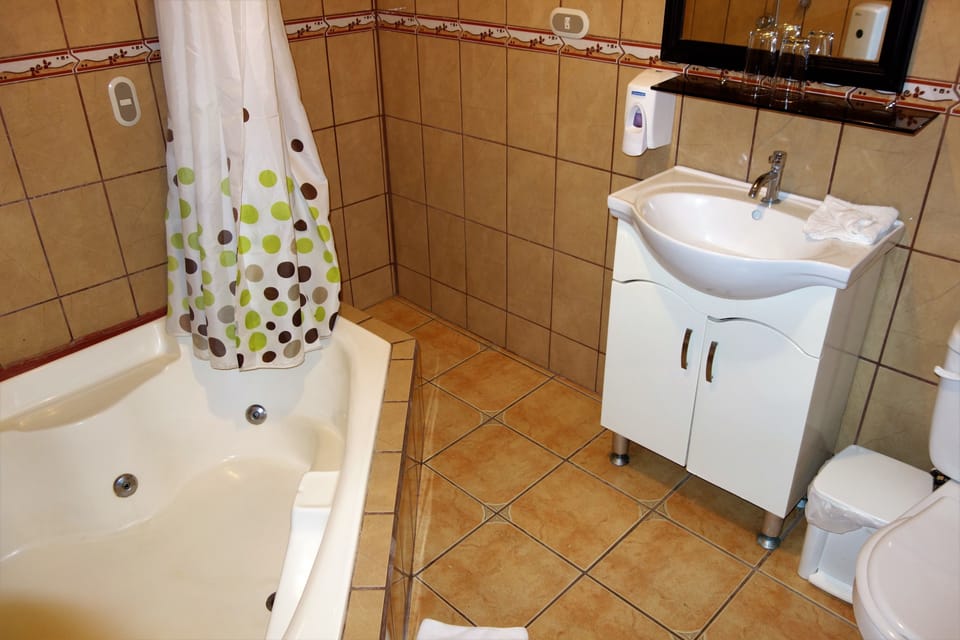 Standard Room, Terrace, Partial Ocean View | Bathroom | Shower, hair dryer, towels, soap