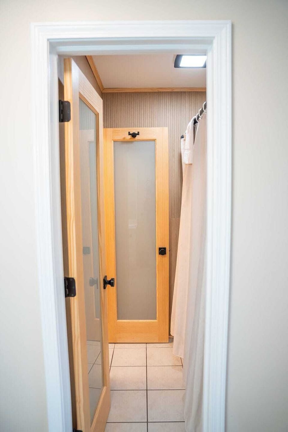 Shared Jack & Jill bathroom with clean, modern finishes.