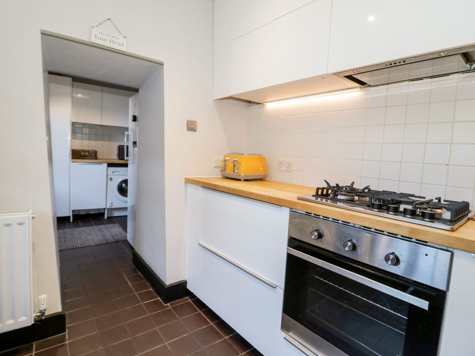 Fridge, dishwasher, electric kettle, toaster