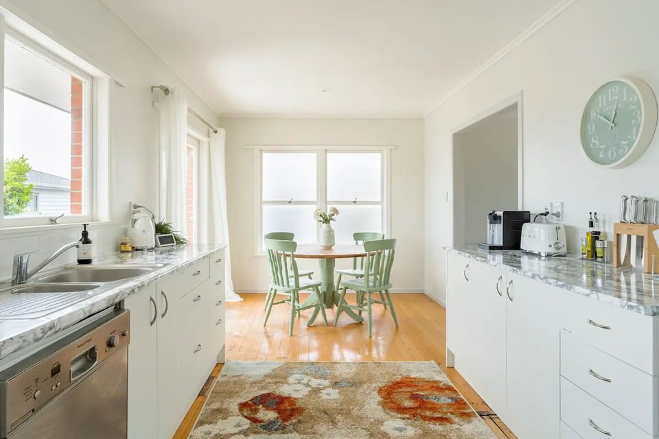 large kitchen and dinning 