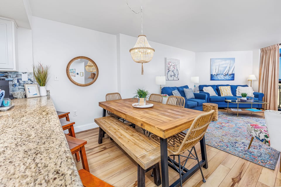 Share meals & create memories in our cozy dining area.