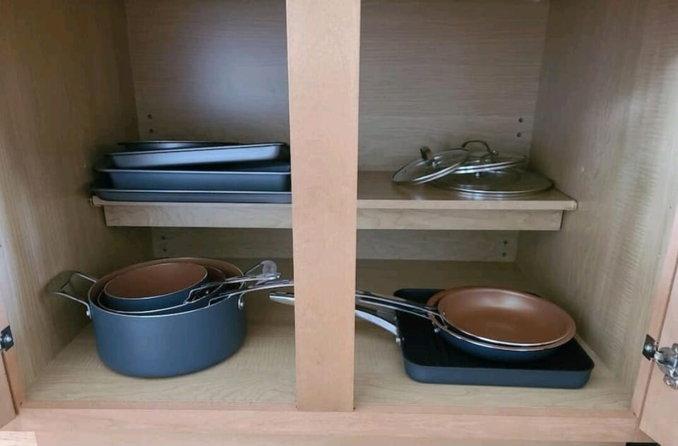 Fully Stocked Kitchen for cooking 