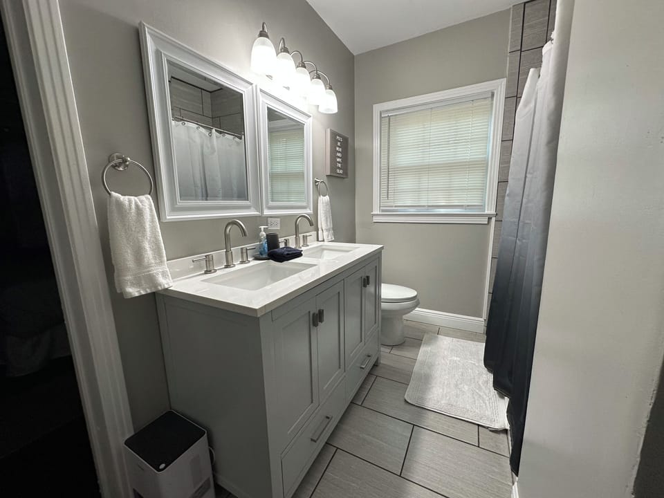 Bathroom number 2 with a double vanity