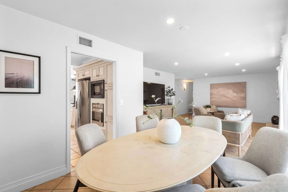 Spacious dining space ideal for family meals