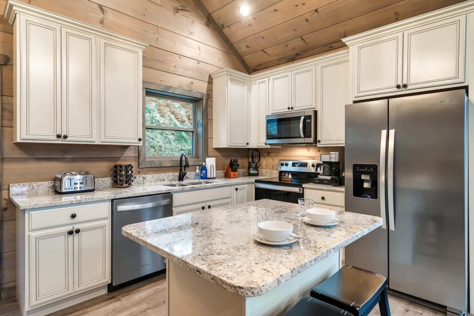 Well-stocked kitchen with everything you need to keep the whole group energized