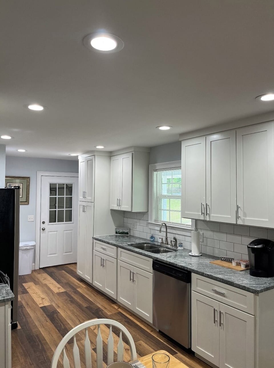 Lots of prep space in this beautiful, newly remodeled kitchen.