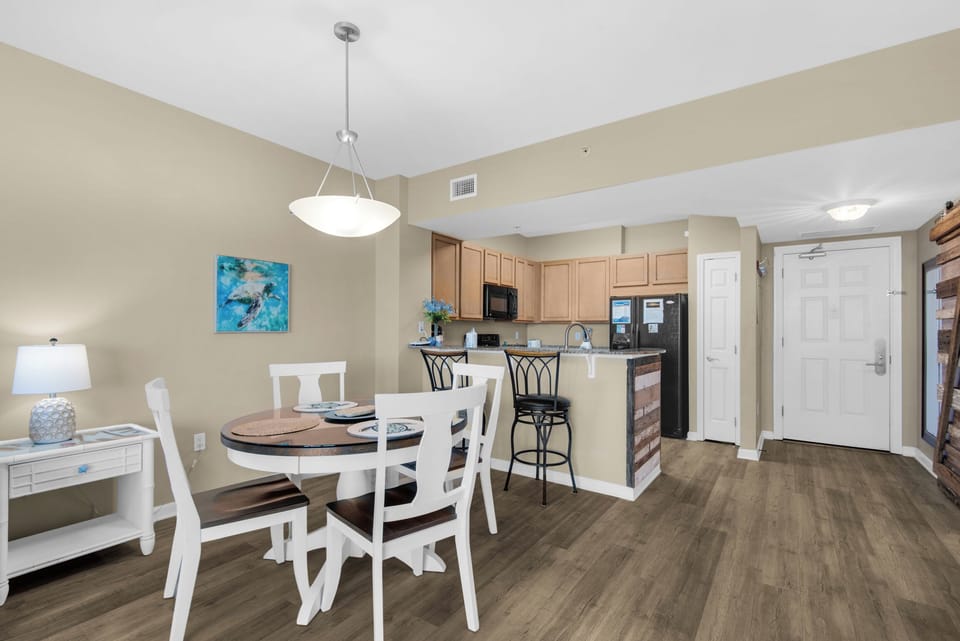 Dining and kitchen