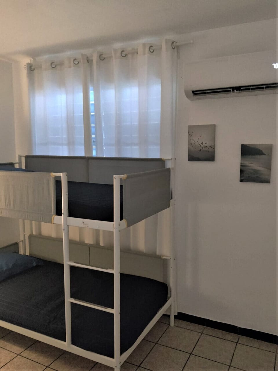 Bedroom: bunk bed (two twins).