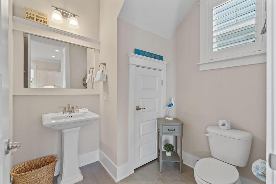 1st floor half bath