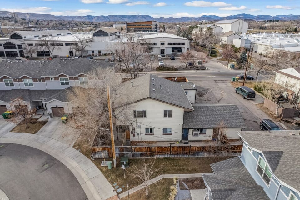 View of the fenced in area of the unit