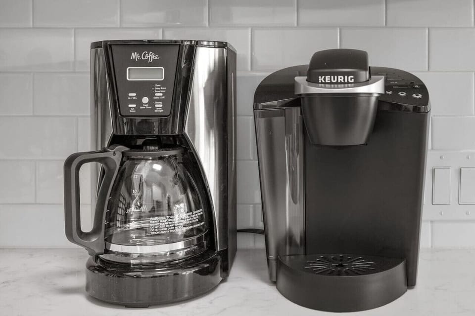 Start your Cedar Park mornings right—choose drip or Keurig coffee, then head out for work or weekend adventures.
