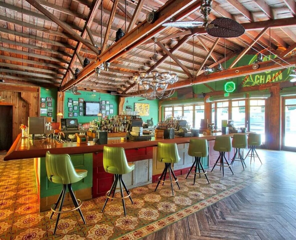 With it's vintage decor and great atmosphere Ball and Chain is the heart of it all